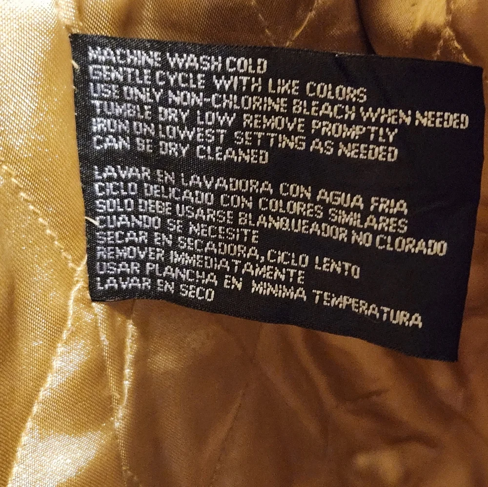 Weatherproof Garment Co Women's Coat Biege L Quilted Liner - Picture 7 of 7